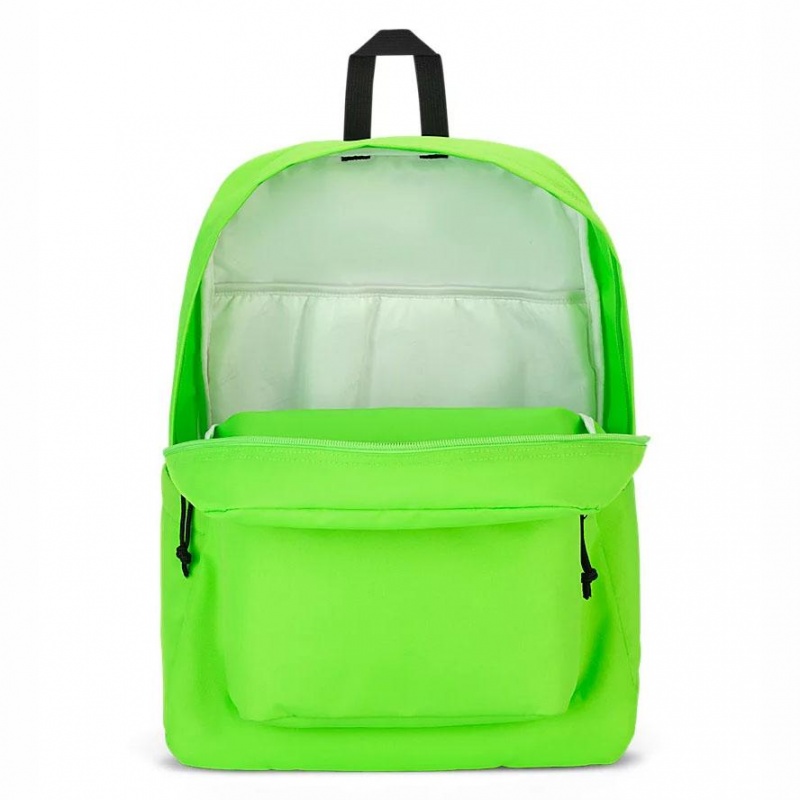 Batohy Školní batohy JanSport SuperBreak® Plus Zelene | CZQAV69685