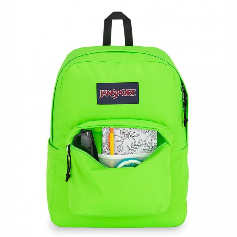 Batohy Školní batohy JanSport SuperBreak® Plus Zelene | CZQAV69685