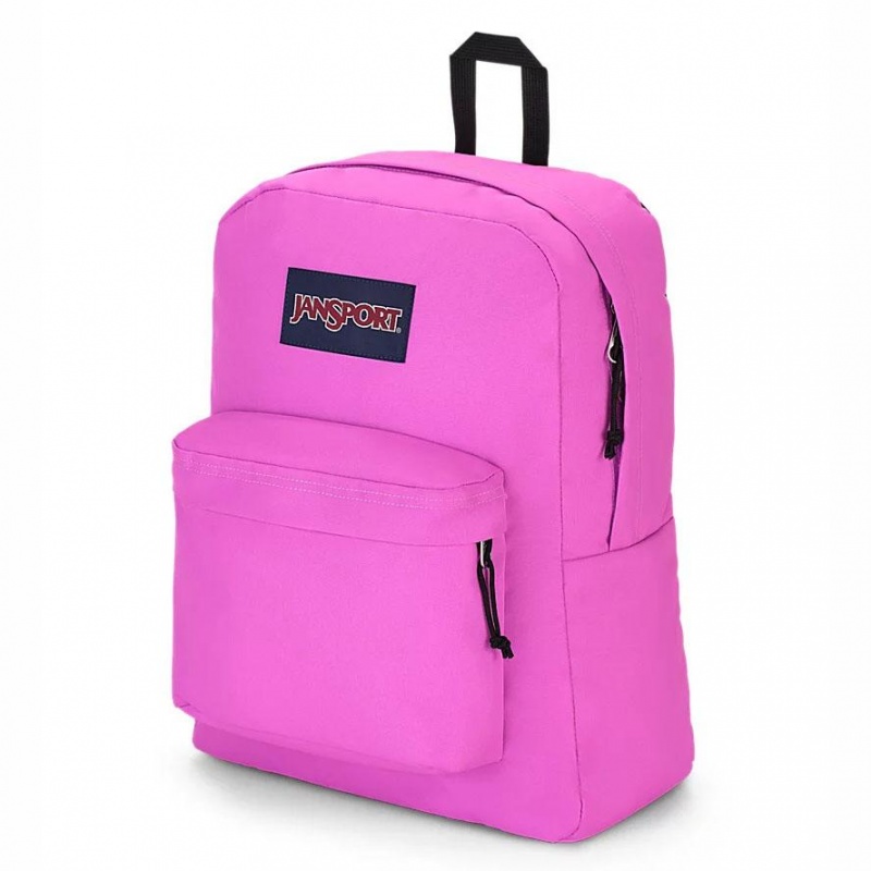 Batohy Školní batohy JanSport SuperBreak® Plus Růžové | MCZFT75729