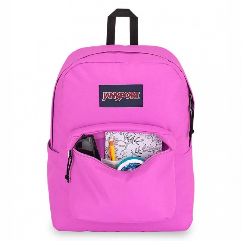 Batohy Školní batohy JanSport SuperBreak® Plus Růžové | MCZFT75729