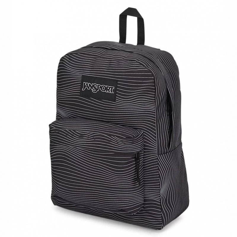 Batohy Školní batohy JanSport SuperBreak® Plus Černé | GCZUC91058