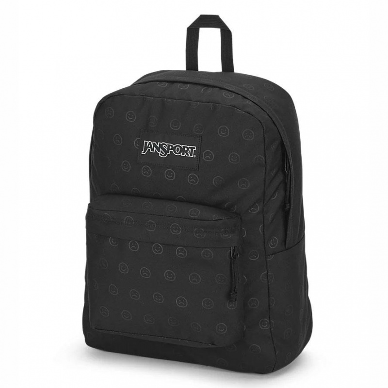 Batohy Školní batohy JanSport SuperBreak® Plus Černé | QCZUV63237