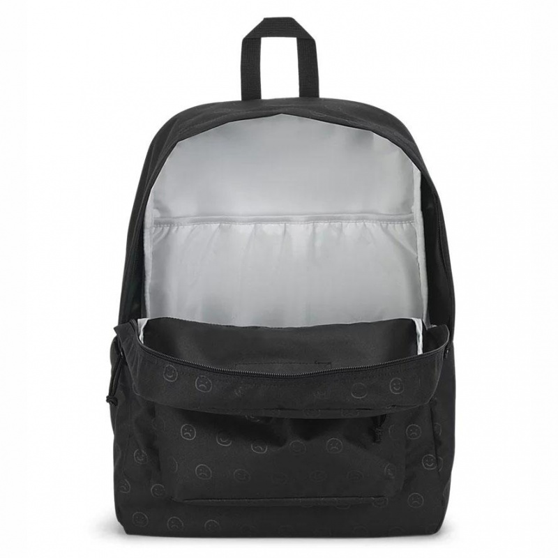 Batohy Školní batohy JanSport SuperBreak® Plus Černé | QCZUV63237