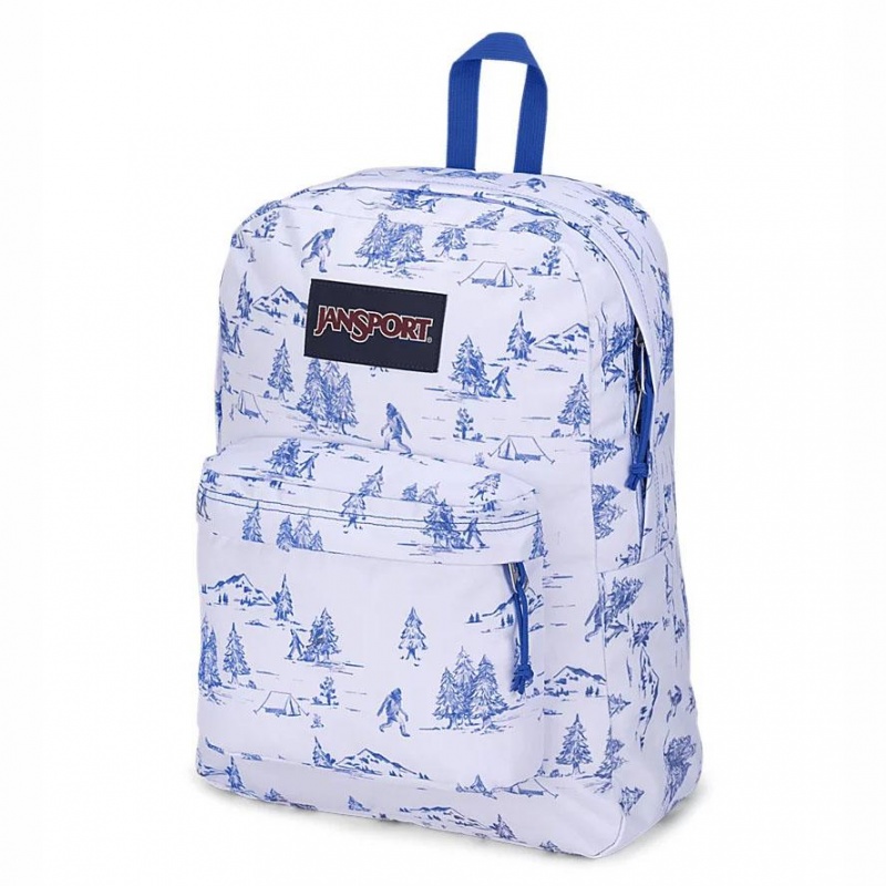 Batohy Školní batohy JanSport SuperBreak® Plus Bílé Blankyt | YCZGT97436