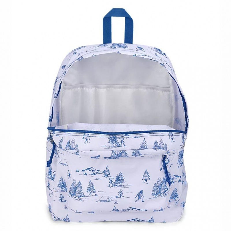 Batohy Školní batohy JanSport SuperBreak® Plus Bílé Blankyt | YCZGT97436