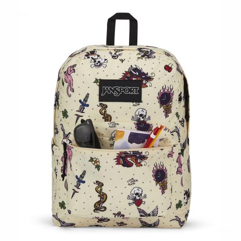 Batohy Školní batohy JanSport SuperBreak® Plus Béžový | QCZUV24628