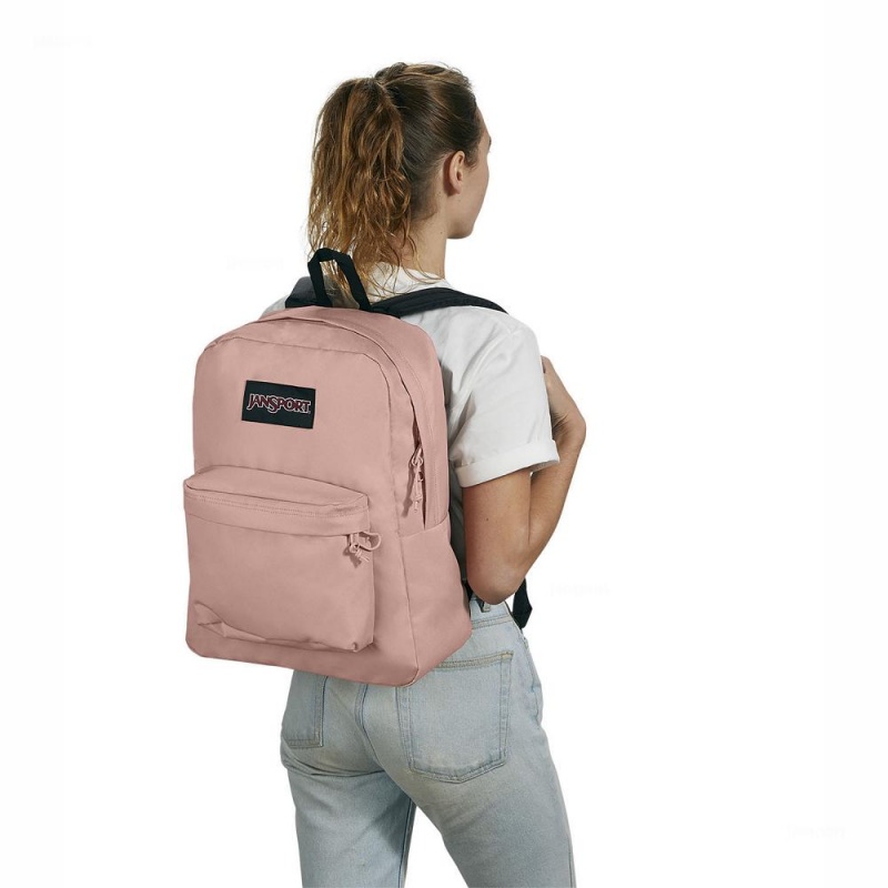 Batohy Školní batohy JanSport SuperBreak® Růžové | GCZUC85659