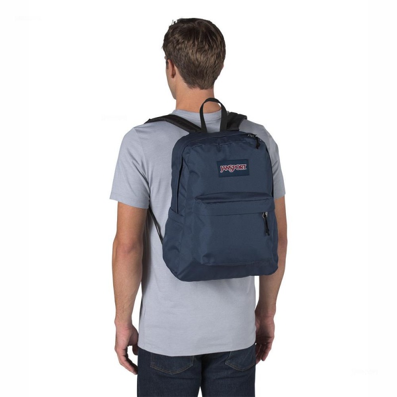 Batohy Školní batohy JanSport SuperBreak® Tmavě Blankyt | ECZHC86020